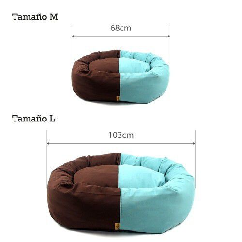 Cuna Donut Choco-Mint para perros color Turquesa, , large Imagen numero 3