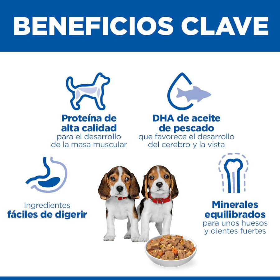 Hill's Science Plan Puppy Estofado con pollo y verduras lata para perros, , large Imagen numero 4