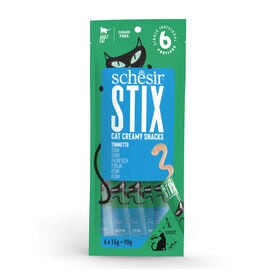 Schesir Stix Snacks At&uacute;n para gato