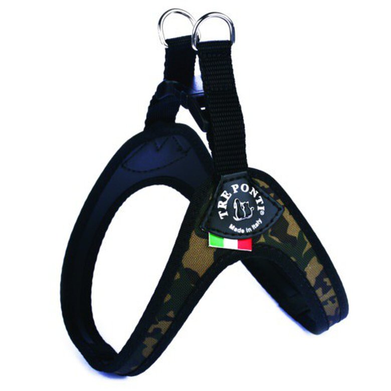 Tre Ponti reflectante camuflaje arnés para perros image number null