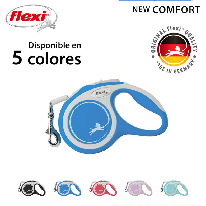 Flexi New Comfort Correa Extensible Azul Oscuro para perros thumbnail