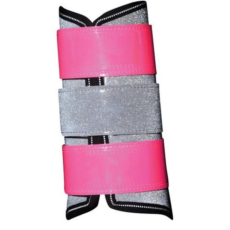Protectores Brushing reflectantes Diamond para caballos color Rosa, , large image number null