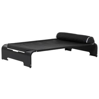 Cama alta para perros Pawhut color Negro