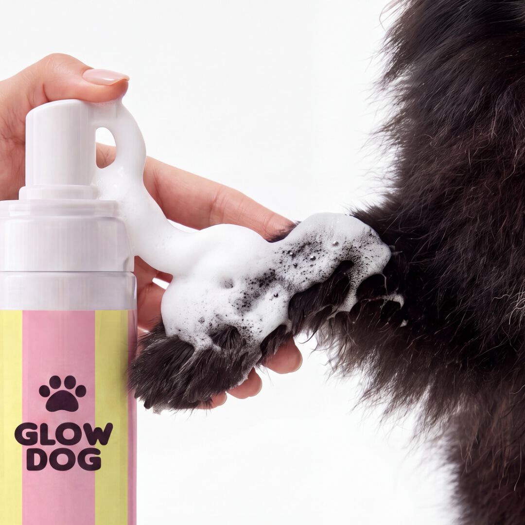 Glow Dog Champ&uacute; Seco para perros &middot; Limpieza sin agua para patas y cuerpo &middot; Ideal para cachorros y perros que no se pueden ba&ntilde;ar &middot; Con Aloe Vera y Urea &middot; No deja rastro &middot; Sin aclarado &middot; 200 ml, , large Imagen numero 3