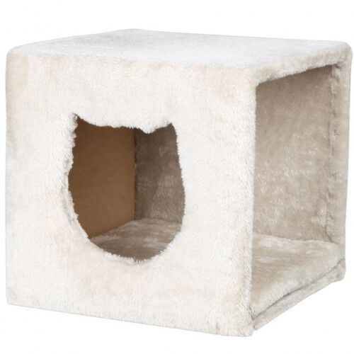 Cama con forma cuadrada para gatos color Gris, , large Imagen numero 1