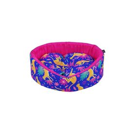 Cazo Exotic Pink Blue Cama acolchada para perros