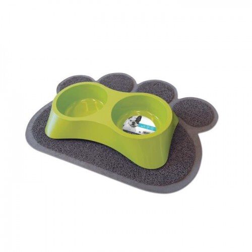 Mpets paw alfombra en forma de pata gris para gatos, , large Imagen numero 2