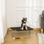 PawHut cama elevada color negro para perros, , large indicador imagen numero 2