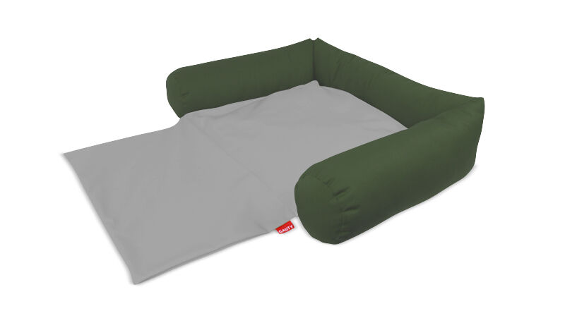 Gauty Cama para Perros y Gatos  Tela de sarga - Verde y gris, , large Imagen numero 1