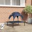 vidaXL Cama para Perros con Dosel Sofá Silla Tela Oxford y Acero Azul, , large indicador imagen numero 13