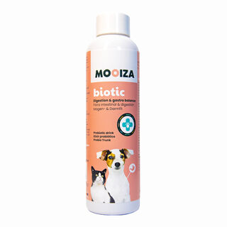 Mooiza liquido prebiótico con hierbas para perros