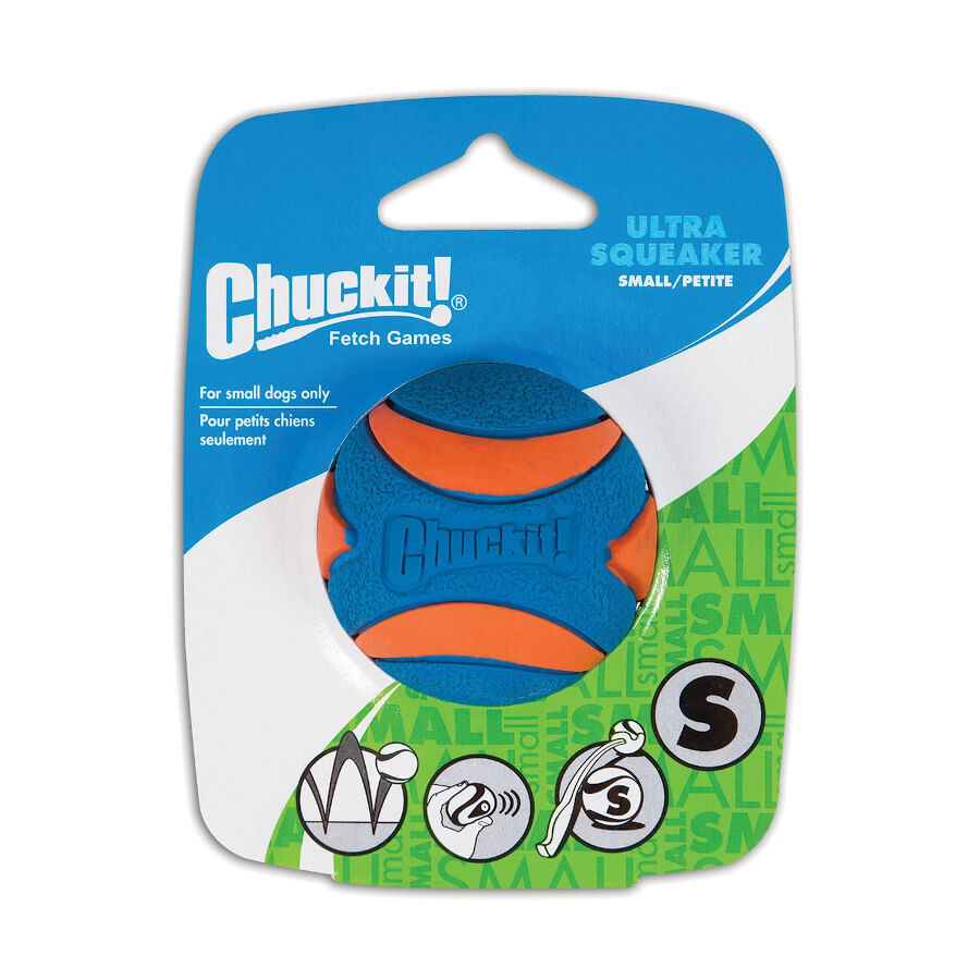 Chuckit! Ultra Squeaker pelota con sonido para perros, , large Imagen numero 1