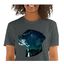 Mascochula camiseta mujer noche estrellada personalizada con tu mascota gris oscuro, , large indicador imagen numero 1