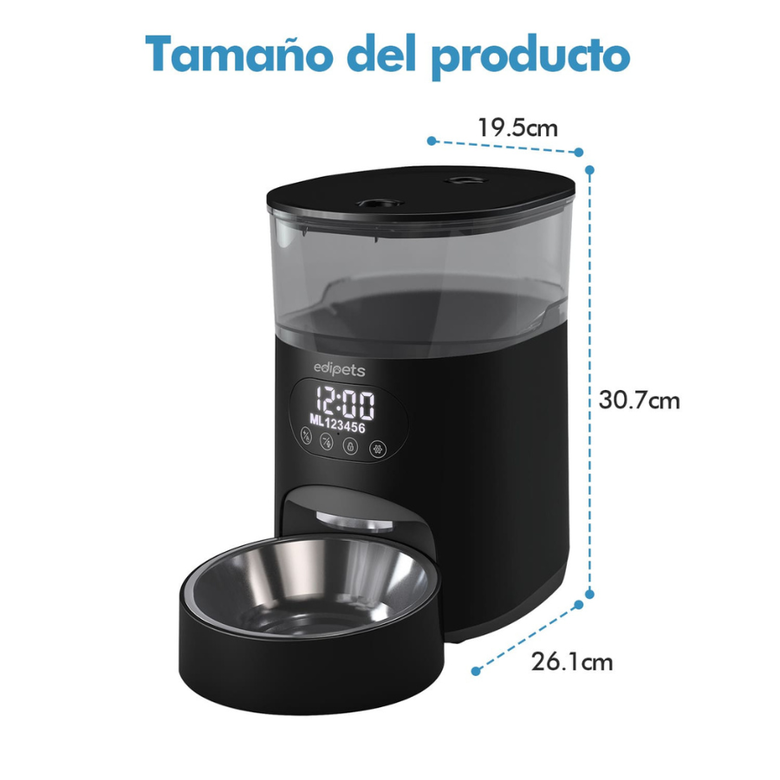 Edipets comedero programable para perros y gatos, , large Imagen numero 5