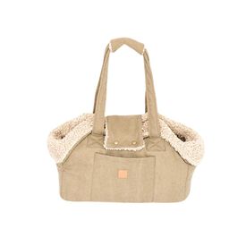 Pet and Co Bolso Portador De Mascotas Lona Natural Lucky Perros
