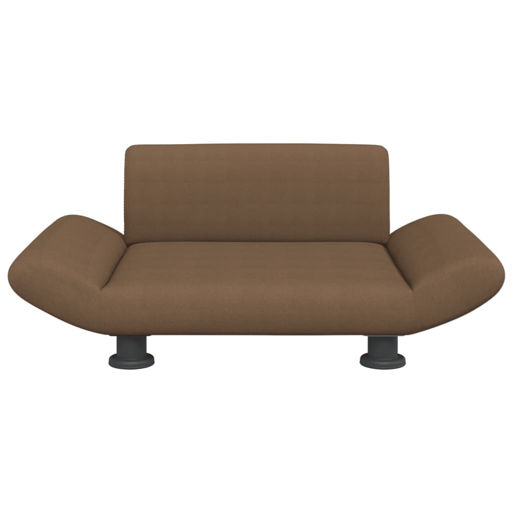 vidaXL Cama para perros de tela marr&oacute;n 70x45x28 cm, , large Imagen numero 2