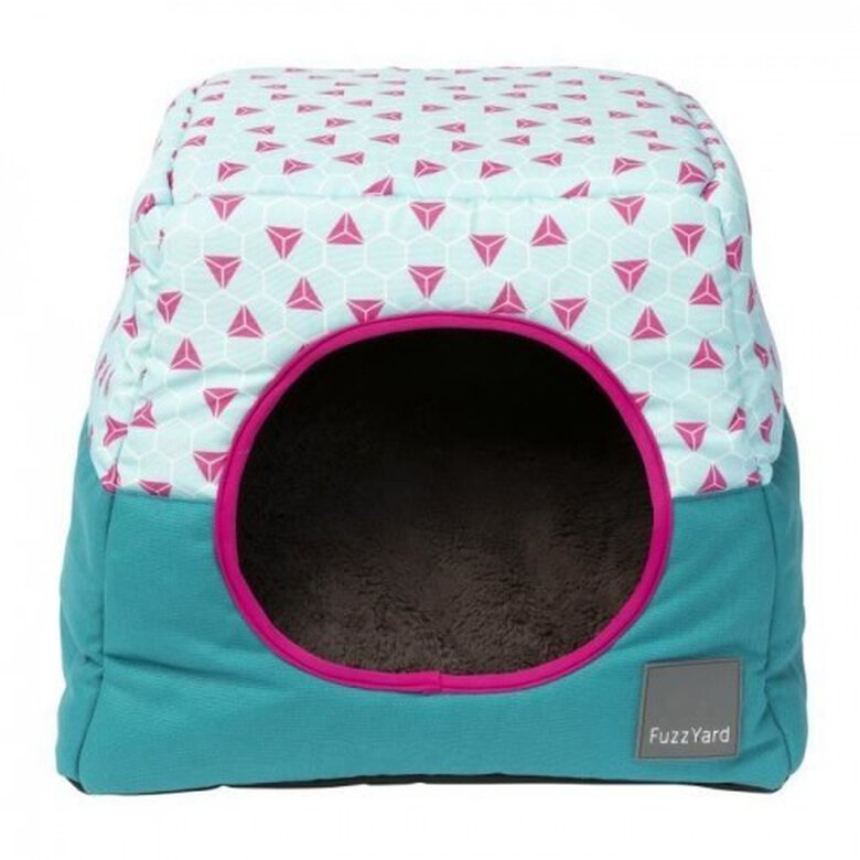 Cama iglú Thaiti Fuzzyard para gatos color Azul, , large image number null