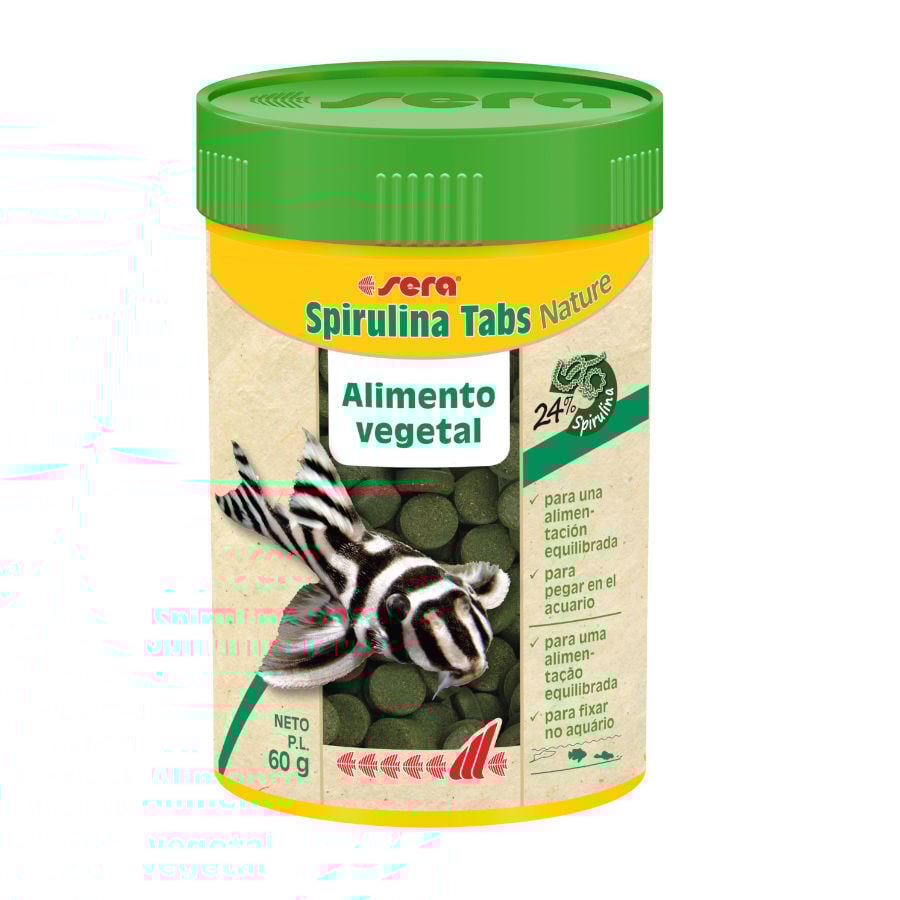 Sera Spirulina Tabs Nature Alimento Vegetal para peces thumbnail