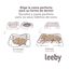 Leeby Cuna Súper Suave con Cojín Desenfundable para cachorros, , large indicador imagen numero 8
