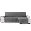Vipalia Protector Cubre Sofá Chaise Derecho 240 Color Gris Oscuro Modelo Brisa, , large indicador imagen numero 1