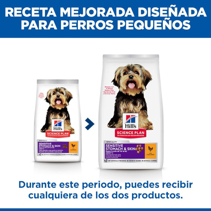 1.5 kg Hill's Science Plan Sensitive Stomach y Skin Small y Mini Pollo pienso para perros, , large Imagen numero 3