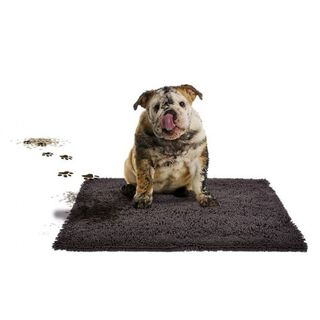 Alfombra comedero para perros color Gris 