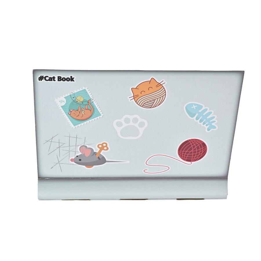 Leeby Lola rascador de cartón en forma de ordenador para gatos thumbnail