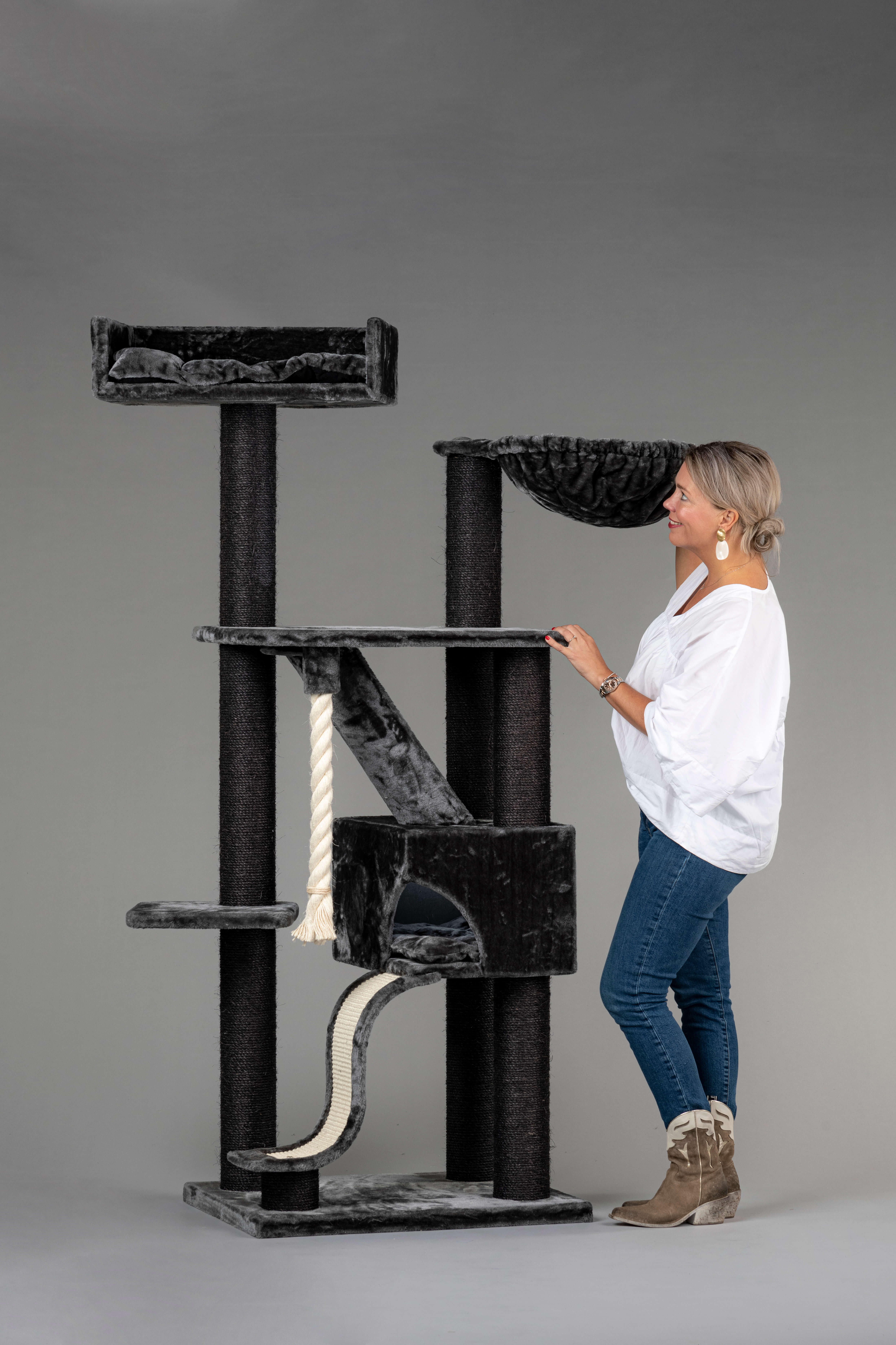 Rascador Kilimandjaro de Luxe color Gris oscuro, , large Imagen numero 4