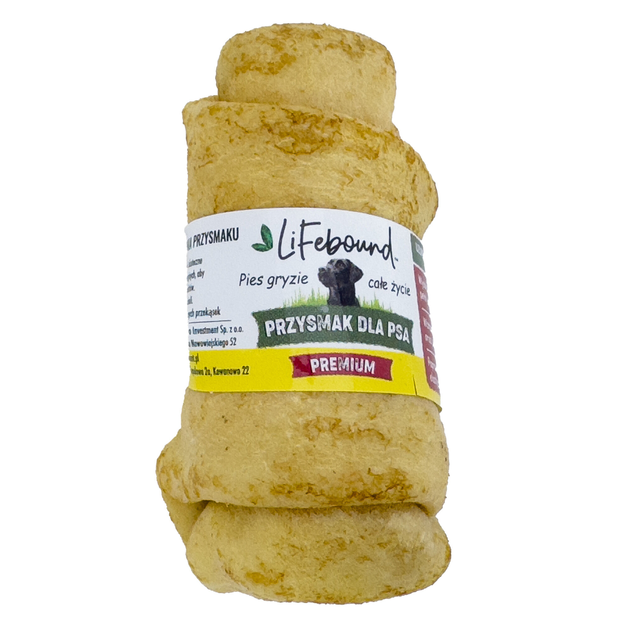 Lifebound Hueso masticable de cuero de ternera, lote de 4, 23 cm, , large Imagen numero 3
