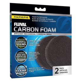 Esponja de Foamex/Carbón 2Pc para peces