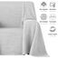 Plaid Multiusos Modelo Trama 230x260 cm Gris Claro, , large indicador imagen numero 2