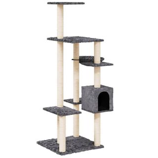 Vidaxl Árbol Gris oscuro para gatos