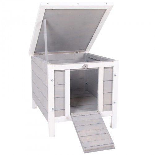 PawHut Conejera de Exterior Color Gris thumbnail