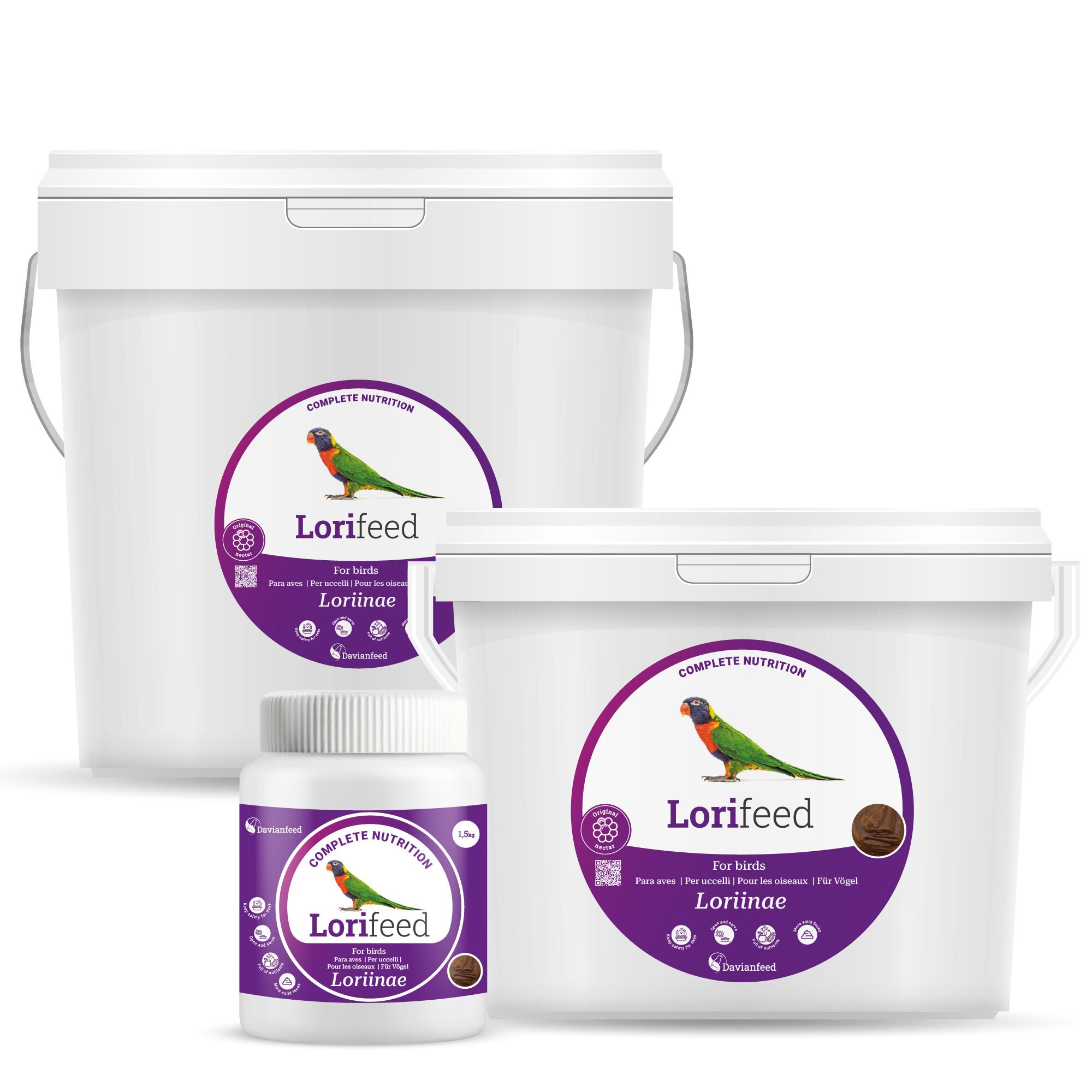 Lorifeed alimento néctar completo para aves