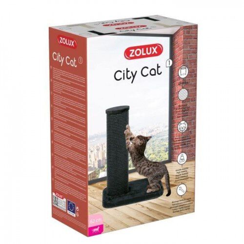 Zolux poste rascador city cat gris oscuro para gatos, , large Imagen numero 3