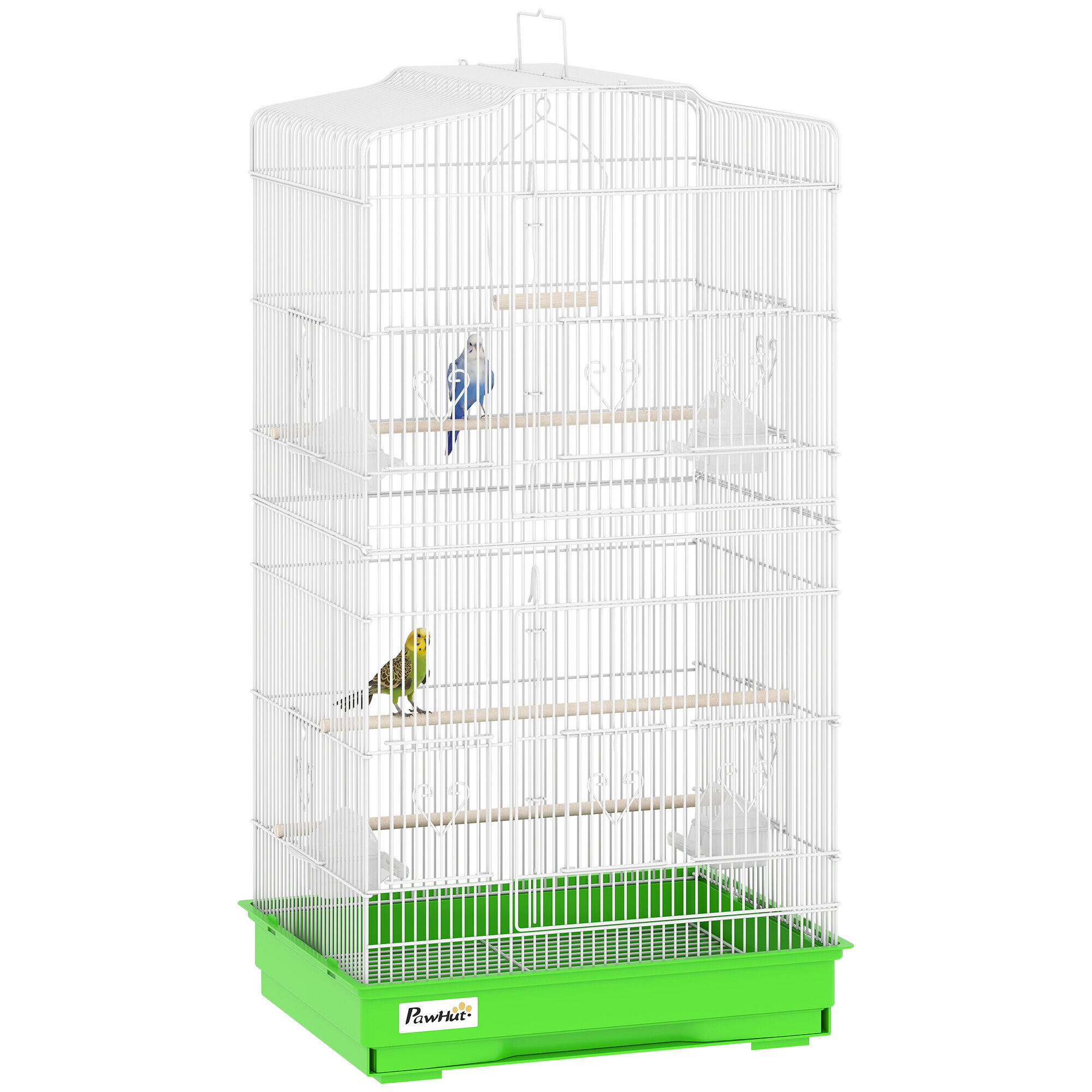 PawHut Jaula para P&aacute;jaros Verde, , large Imagen numero 1