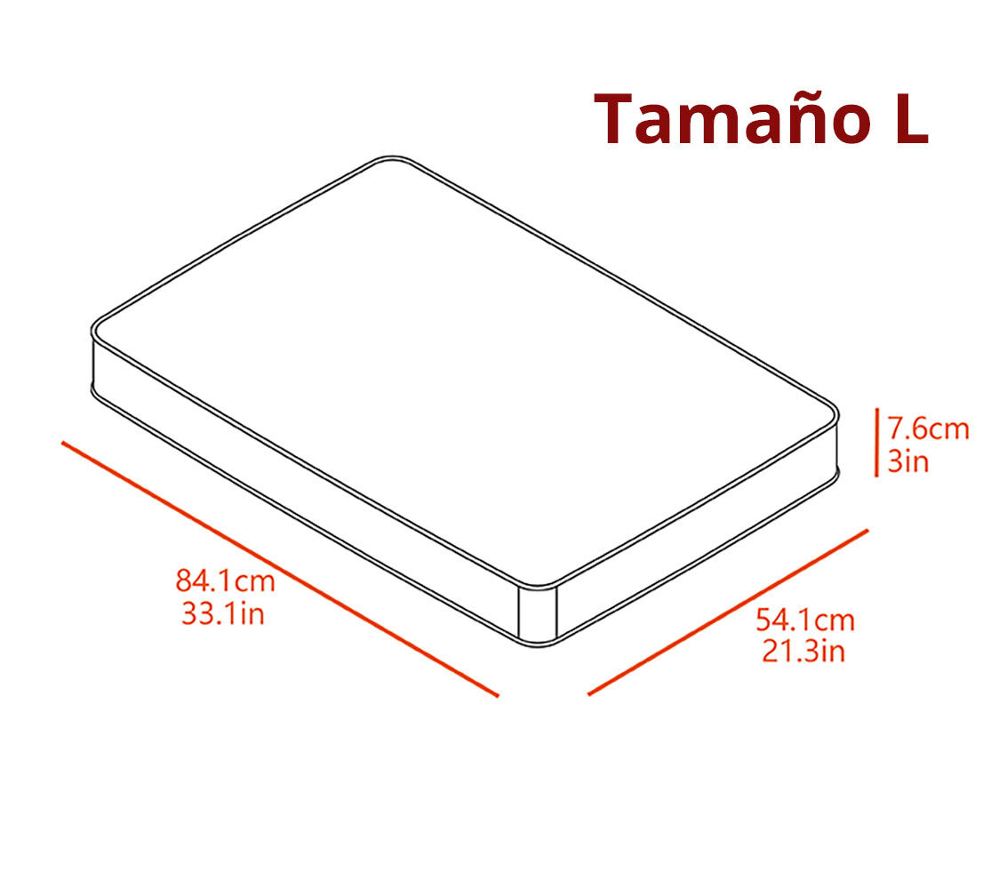 FINCA CASAREJO Cama para Perros y Gatos- F&aacute;cil de Lavar - Colchoneta Super Confortable 7,7cm de Grosor- 3 tama&ntilde;os Diferentes en funci&oacute;n del tama&ntilde;o del Perro (Medium (69x47cm)), , large Imagen numero 7