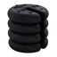 Outsunny Juego de 4 Pesos para Gazebo Rellenable Arena Cemento Base Peso Parasol Pie de Soporte para Carpa Base ponderada Φ25x6 cm, , large indicador imagen numero 1