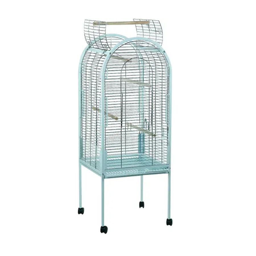 Flamingo Lorre Jaula Blanca para loros