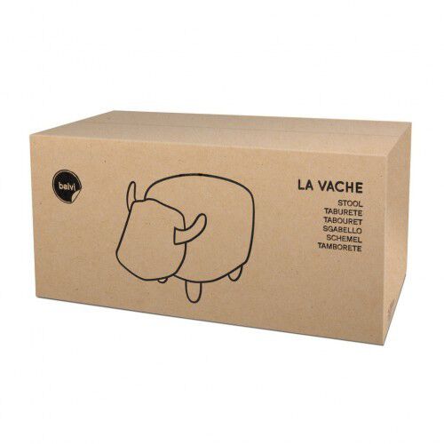 Taburete con forma de vaca color Negro thumbnail