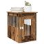 vidaXL Jaula para perros madera ingeniería madera vieja 64,5x80x71 cm, , large indicador imagen numero 12