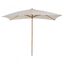 Sombrilla parasol Outsunny para jardín color Crema, , large indicador imagen numero 2