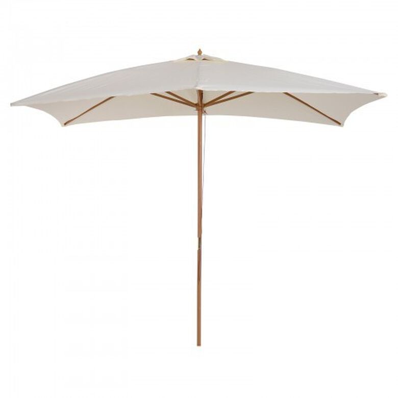 Sombrilla parasol Outsunny para jardín color Crema thumbnail