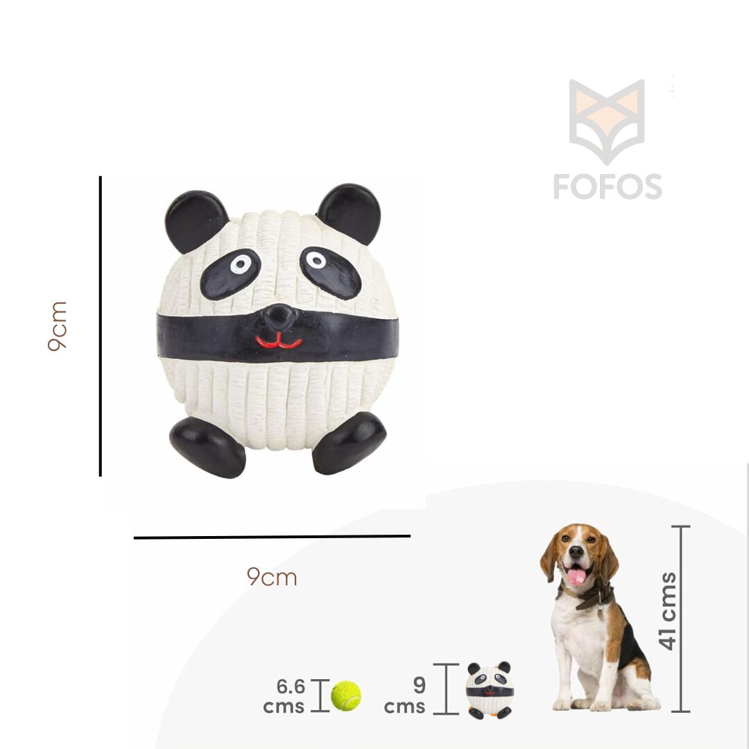 FOFOS | Panda Pelota de L&aacute;tex - Para Perro, , large Imagen numero 2