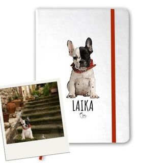 Libreta A5 personalizable color blanco