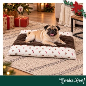Wonder Christmas Coj&iacute;n Caramelo para perros