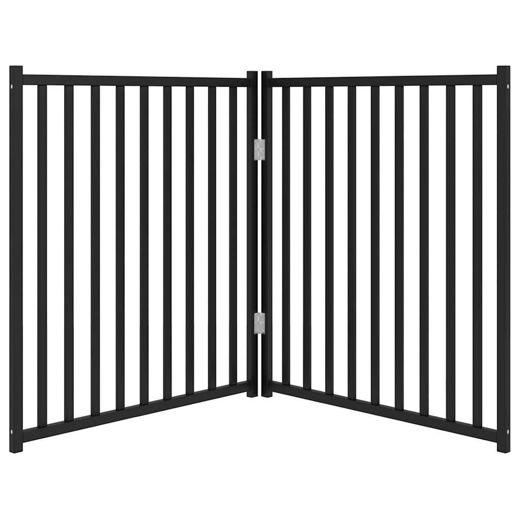 vidaXL Puerta para Perros Plegable Paneles Puerta Mascotas Madera de &Aacute;lamo, , large Imagen numero 10