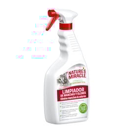 Nature's Miracle Limpiador quita manchas y olores para gatos