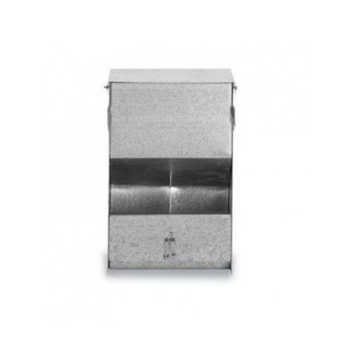 Comedero Gaun para conejos 2 huecos con tapa color metal, , large Imagen numero 1