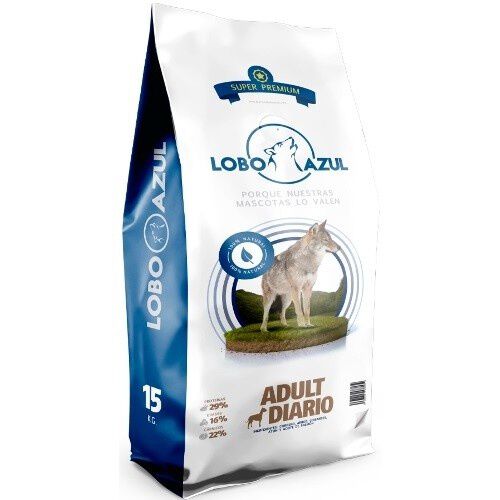 Lobo azul pienso super premium natural para perros, , large Imagen numero 1